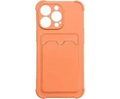 Hurtel Card Armor dėklas skirtas iPhone 13 Pro Max, oranžinis