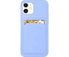 Dėklas Hurtel Card silikoninis piniginė su kišene dokumentų kortele