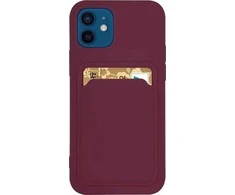 Hurtel Card silikoninis dėklas skirtas Samsung Galaxy A72 4G, bordinis