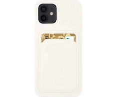Hurtel Card silikoninis dėklas skirtas Xiaomi Redmi 10X 4G / Xiaomi Redmi Note 9, baltas