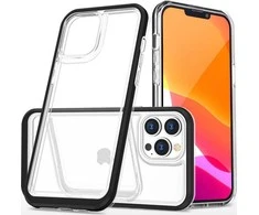 Hurtel Clear dėklas skirtas iPhone 13 Pro, juodas