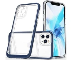 Hurtel Clear dėklas skirtas iPhone 11 Pro Max, mėlynas