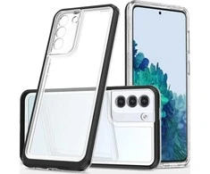 Hurtel Clear dėklas skirtas Samsung Galaxy S21 + 5G (S21 Plus 5G), juodas