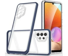 Hurtel Clear dėklas skirtas Samsung Galaxy A72 4G, mėlynas