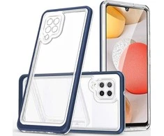 Hurtel Clear dėklas skirtas Samsung Galaxy A42 5G, mėlynas