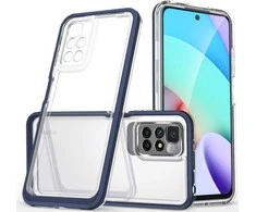 Hurtel Clear dėklas skirtas Xiaomi Redmi 10, mėlynas
