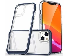Hurtel Clear dėklas skirtas iPhone 14 Plus, mėlynas