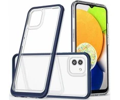 Hurtel Clear dėklas skirtas Samsung Galaxy A03, mėlynas