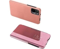 Hurtel Clear View dėklas skirtas Xiaomi Redmi Note 11 Pro+ 5G (China) / 11 Pro 5G (China) / Mi11i HyperCharge / Poco X4 NFC 5G, rožinis