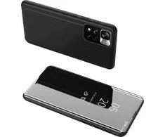 Hurtel Clear View dėklas skirtas Huawei nova 8i, juodas