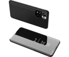 Hurtel Clear View dėklas skirtas Xiaomi Redmi Note 11S / Note 11, juodas