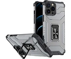 Hurtel Crystal Ring dėklas skirtas iPhone 12 Pro, juodas