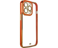 Hurtel Fashion dėklas skirtas Apple iPhone 12 Pro Max, auksinis/raudonas