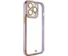 Hurtel Fashion dėklas skirtas Apple iPhone 12 Pro, auksinis/violetinis