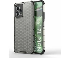 Hurtel Honeycomb Xiaomi Redmi Note 12 5G / Poco X5 5G armored hybrid dėklas telefonui juodos spalvos