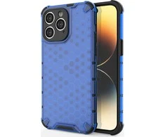 Hurtel Honeycomb dėklas skirtas iPhone 14 Pro, mėlynas