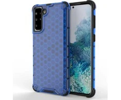 Hurtel Honeycomb dėklas skirtas Samsung Galaxy S21+ 5G (S21 Plus 5G), mėlynas