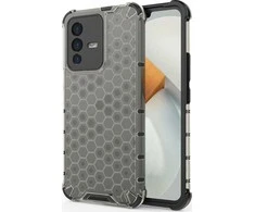 Hurtel Honeycomb dėklas skirtas Vivo V23 5G, juodas