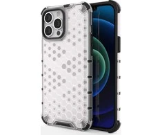 Hurtel Honeycomb dėklas skirtas iPhone 13 Pro Max, skaidrus