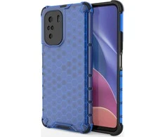 Hurtel Honeycomb dėklas skirtas Xiaomi Redmi K40 Pro+ / K40 Pro / K40 / Poco F3, mėlynas