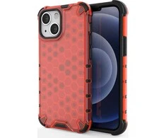 Hurtel Honeycomb dėklas skirtas iPhone 13 mini, raudonas