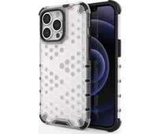 Hurtel Honeycomb dėklas skirtas iPhone 13 Pro, skaidrus