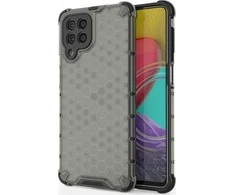 Hurtel Honeycomb dėklas skirtas Samsung Galaxy M53 5G, juodas