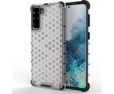 Hurtel Honeycomb dėklas skirtas Samsung Galaxy S21+ 5G (S21 Plus 5G), skaidrus