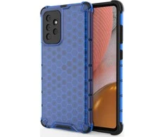 Hurtel Honeycomb dėklas skirtas Samsung Galaxy A72 4G, mėlynas
