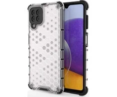Hurtel Honeycomb dėklas skirtas Samsung Galaxy A22 4G, skaidrus