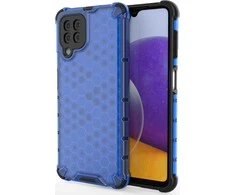 Hurtel Honeycomb dėklas skirtas Samsung Galaxy A22 4G, mėlynas