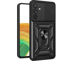 iLike Hurtel Hybrid Armor Camshield Samsung Galaxy A14 armored camera dėklas telefonui juodos spalvos