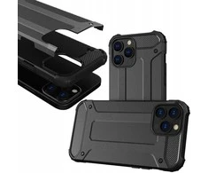 Hurtel Hybrid Armor dėklas skirtas iPhone 14 Pro, juodas