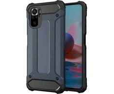Hurtel Hybrid Armor dėklas skirtas Xiaomi Redmi Note 11T 5G / Redmi Note 11S 5G / Poco M4 Pro 5G, mėlynas