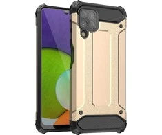 Hurtel Hibrid dėklas skirtas Samsung Galaxy A22 4G, auksinis