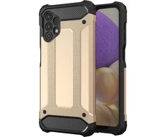 Hurtel Hibrid dėklas skirtas Samsung Galaxy A32 5G, auksinis