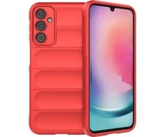 Hurtel Magic Shield Samsung Galaxy A24 4G flexible armored dėklas telefonui raudonos spalvos