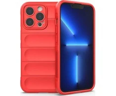 Hurtel Magic Shield dėklas skirtas iPhone 13 Pro Max, raudonas