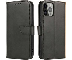 Hurtel Magnet Google Pixel 7 atverčiamas su stoveliu dėklas telefonui juodos spalvos