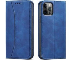 Hurtel Magnet Fancy dėklas, skirtas iPhone 12 Pro Max, mėlynas