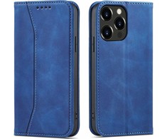 Hurtel Magnet Fancy dėklas, skirtas iPhone 13 Pro, mėlynas