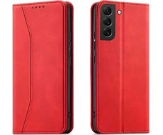 Hurtel Magnet Fancy dėklas, skirtas Samsung Galaxy S23+, raudonas