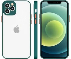 Hurtel Milky silikoninis dėklas skirtas Samsung Galaxy A42 5G, tamsiai žalias