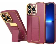 Hurtel New Kickstand dėklas skirtas Samsung Galaxy A12 5G, raudonas