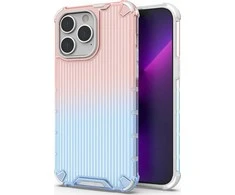 Hurtel Ombre Protect Apple iPhone 13 Pro armored dėklas telefonui rožinės ir mėlynos spalvos