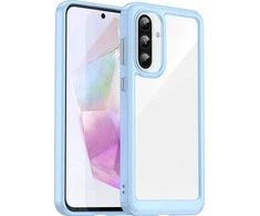 Hurtel Outer Space Samsung Galaxy A56 Cover with Flexible Frame – dėklas telefonui mėlynos spalvos