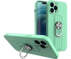 Hurtel Ring silikoninis dėklas skirtas Samsung Galaxy A22 4G, mėtų