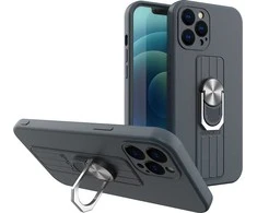 Hurtel Ring silikoninis dėklas skirtas Samsung Galaxy A72 4G, tamsiai mėlynas