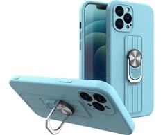 Hurtel Ring silikoninis dėklas skirtas iPhone 11 Pro, šviesiai mėlynas