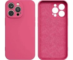 Hurtel silikoninis dėklas skirtas iPhone 14 Plus, fuksijos spalvos